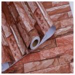 Width 122cm 60cm 3D Washable Wallpaper Moisture Proof 3D Brick Wallpaper Sticker
