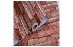 China Width 122cm 60cm 3D Washable Wallpaper Moisture Proof 3D Brick Wallpaper Sticker supplier