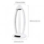 36w Remote Control Uv Germicidal Lamp 360 Degree Sterilization Light For Classroom