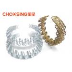 Silver Color 9 Gauge Zig Zag Springs , Replacement Couch Springs 82B Or 70# Material for sale