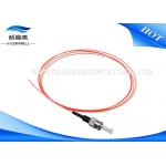 PVC Low Smoke Zero Halogen Fiber Optic Pigtail OM1 OM2 ST UPC Patch Cable for sale