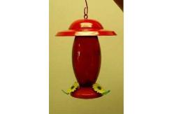China Home Hanging Painted Decorative Metal Bird Feeders Rust Resistance supplier