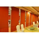 Sliding Aluminium Track Wheel Classroom Wall Partitions / Wooden Room Dividers for sale
