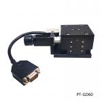 60×60mm Platform Motorized Lab Jack Cross Roller Guide High Strength