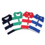 Fashionable Style Casual Work Uniforms , Classic Mens Polo Shirts With Yarn Dyed Stripe for sale