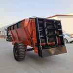 Manure Trailer Farm Spreader Vertical Hydraulic Fertilizer Spreader for sale