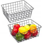 Square Wire Mesh Container Vegetable Mesh Storage Baskets for sale