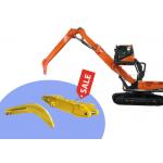 Hydraulic Scrap Handler Excavator Long Reach Boom For Grabbing Steel for sale