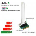 M.2 NGFF Nvme SATA SSD Mini PCIE Adapter FCC For 2280 Type for sale