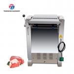 0.75KW Pork skinning machine thickness adjustable meat joint factory pork skinning machine for sale