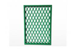China Spray Paint Tensile Frame Expanded Aluminum Mesh For Building Facades Panel supplier