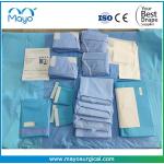 Abdominal Blue Surgical Drape Laparotomy Drape SMS PP Material for sale