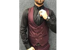 China Wedding Wool Tuxedo 3 Piece Suit For Men Slim Fit supplier