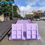 20T-12M Customized Purple  Loading And Unloading Goods Hydraulic Dock Ramp Product Details for sale