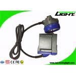 6.6Ah Li - Ion Battery Rechargeable LED Headlamp 10000lux High Beam IP68 Waterproof