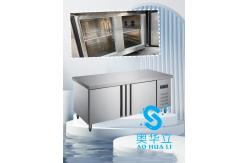 China 450L Two Door Commercial Freezer Stable Operation Space Saving Energy Efficiency supplier