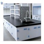 Alkali Resistant Polypropylene Lab Bench Island Workstation H850mm for sale