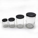 Secure Seal Mini Glass Canning Jars , 500ml / 720ml Round Glass Container