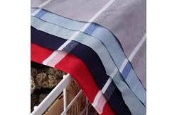 China Plain And Breathable Lycra Polo Shirt Cotton Fabric Striped Pattern supplier