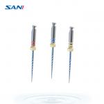 Blue Root Canal Niti Heat Treated Endodontic Files Remarkable Safeness for sale