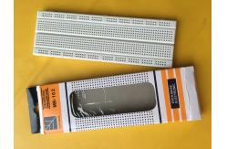 China 830 Tie Point White Electronic Solderless Breadboard supplier