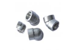 China A105 Forged Socket Weld Pipe Fittings Elbow Carbon Steel Customized Degree supplier