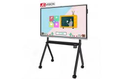 China 4K Android OPS 75 Inch Interactive Display Smart Touch Screen Interactive Whiteboard supplier