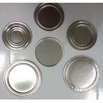 Air - proof Convex Surface 211# Metal Can Bottom 65 mm for Paper Tube Box for sale