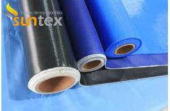 China Fireproof PU Coated Fiberglass Fabric For Expansion Joint supplier