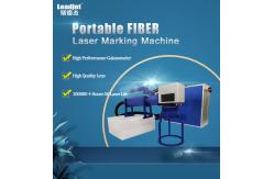 China Optical Fiber Laser Marking Machine Portable For Metal 30Watt ISO Certificate supplier