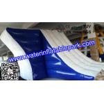 Lake Inflatable Floating Water Slide / Inflatable Water Games Float Climb And Slide