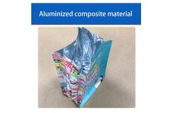 China Custom Designed Resealable Bags Square Bottom Bag Composite Laminated Food Grade Packaging Bag supplier