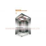 Stainless Steel Home Passenger Elevator Cabin With Mirror Etching Design