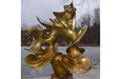 China Art Deco 1m Bronze Sun Wheel Sculpture Medium Size supplier