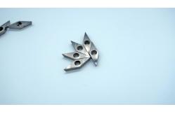 China 9.5mm Length Rhombus PCD Grinding Tools PCD Turning Inserts supplier