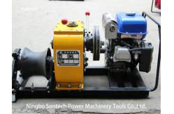 China 30KN SFJ Model Cable Winch Puller Accurate Positioning With Gasoline Engine supplier