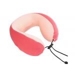 45 D Density Car Neck Rest Pillow , Inflatable Neck Support Travel Pillow for sale
