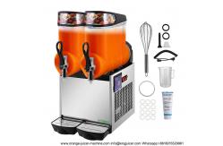 China Air Cooled Electric Rotating Drink Ice Slush Machine For Cocktails supplier