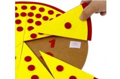 China Pizza Design Felt Cloth Crafts Safe For Kids Early Learning Knowledge supplier