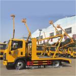 CNHTC   2 Position Plate Vehicle Transporter    Poletransporter    Car Transporter