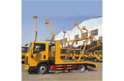 China CNHTC   2 Position Plate Vehicle Transporter    Poletransporter    Car Transporter supplier