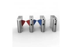 China LED Light Single Lane Flap Barrier Automatic Pedestrian supplier