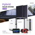 Off-Grid Home Solar Power System 10kWh Lifepo4 Battery Monocrystalline Solar Panel Hybrid Solar Inverter for Home Use for sale