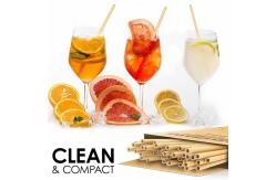 China Clean And Compact Biodegradable Paper Drinking Straws Non Toxic Food Safe supplier