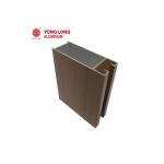 Building Materials Wood Grain 6063 T5 Aluminium Windows Profile I Beam