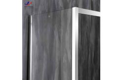 China 6mm Tempered Safety Glass In Chromed Aluminium Frame Glass Shower Enclosures supplier