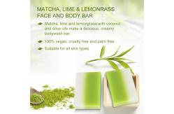 China Private Label Nature Organic Moisturing Matcha Lemengrass handmade bath soap 135g supplier