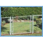 PVC Coated Security Chain Link Fence Mesh Fabric 8 Gauge 60 X 60mm Size for sale