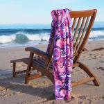 New Styles Comfortable Gently Microfiber Beach Towel Fast Water Absorption Printed Beach Towel Custom Printing for sale