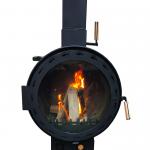 Modern Wood Burning Fire Pits Easy Assembly Manual Ignition Carbon Iron fireplace for sale